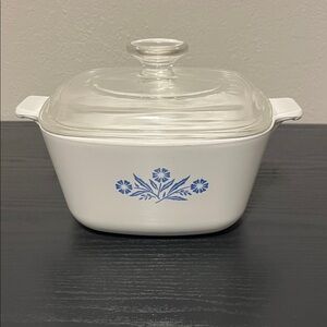 Corningware P-1 3/4-B- EUC-Pyrex Lid